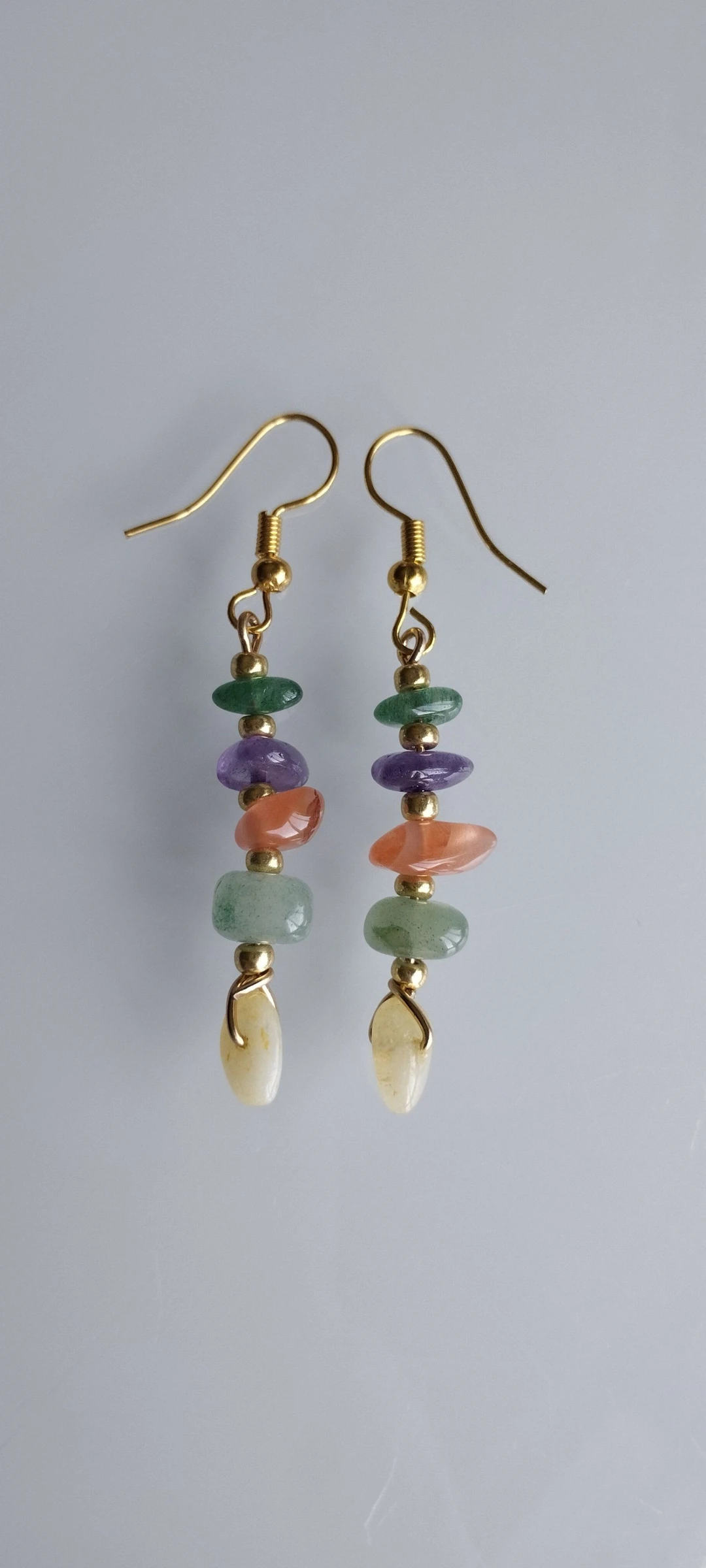 🧿🌈🧸Beautiful Natural Agate Earrings🧸🌈🧸 – photo 3